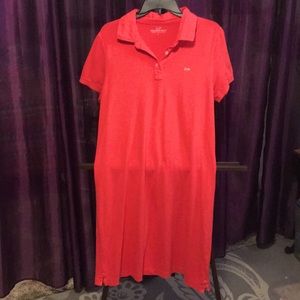 Vineyard Vines Red Midi Dress